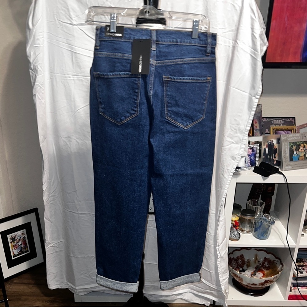 Fashion Nova - I Got It From My Mama Jeans - Size 7/28 NWT​​​​​​ - Picture 6 of 16